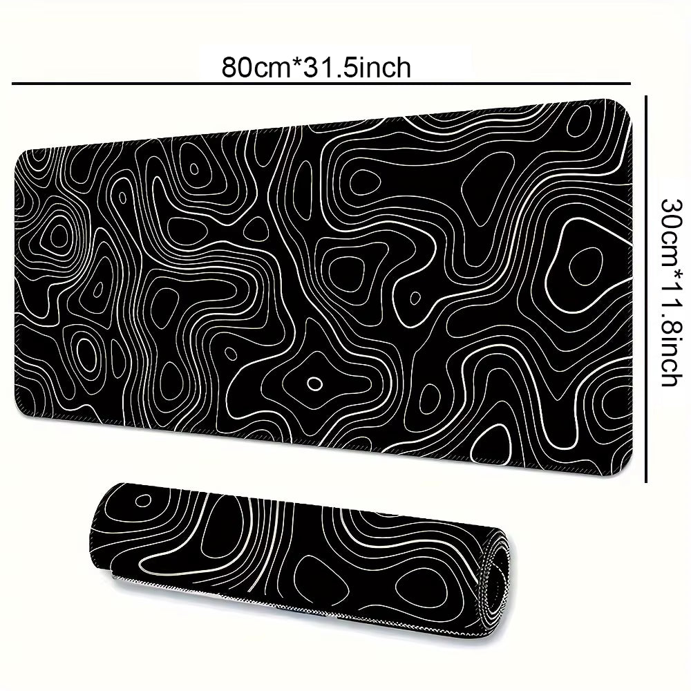 1PC Large Mouse Pads for Desk, Gaming Mouse Pad, Mouse Pad with Stitched Edges and Non-Slip Rubber Base, Extended Mouse Pad